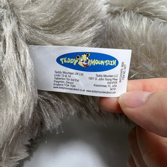 Teddy Mountain Plush Sloth Stuffed Animal 16" Kids Soft Cuddle Toy 2020 Wildlife - Picture 7 of 12